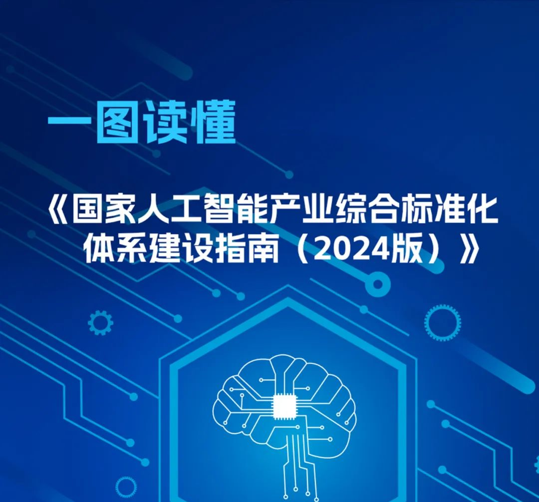 一图读懂《国家人工智能产业综合标准化体系建设指南（2024版）》