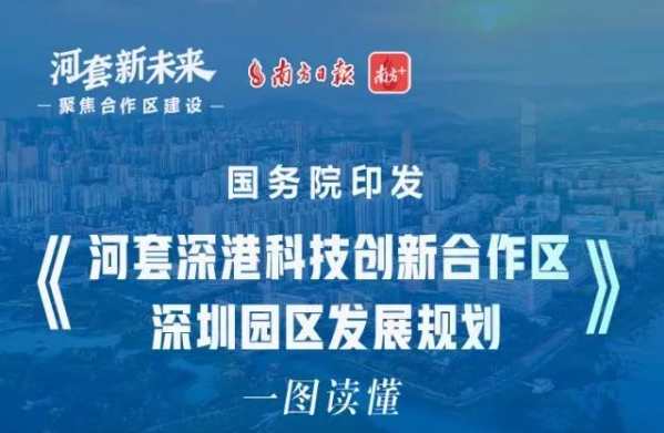 一图读懂 | 河套深港科技创新合作区深圳园区发展规划